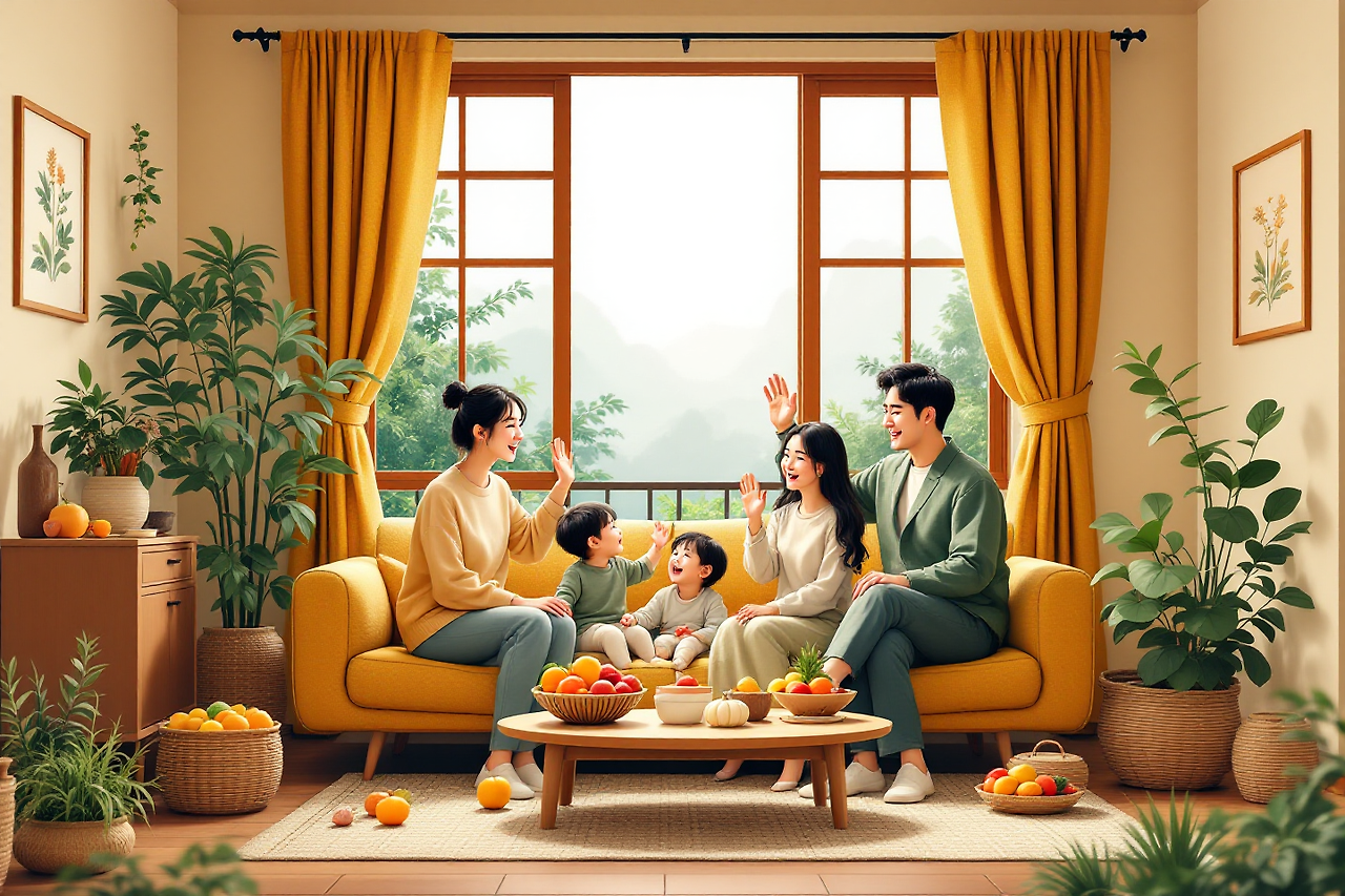 안정적인 주거환경을 나타내는 이미지