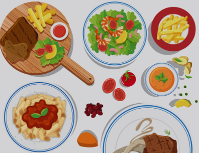 예쁜 음식 관련 사진