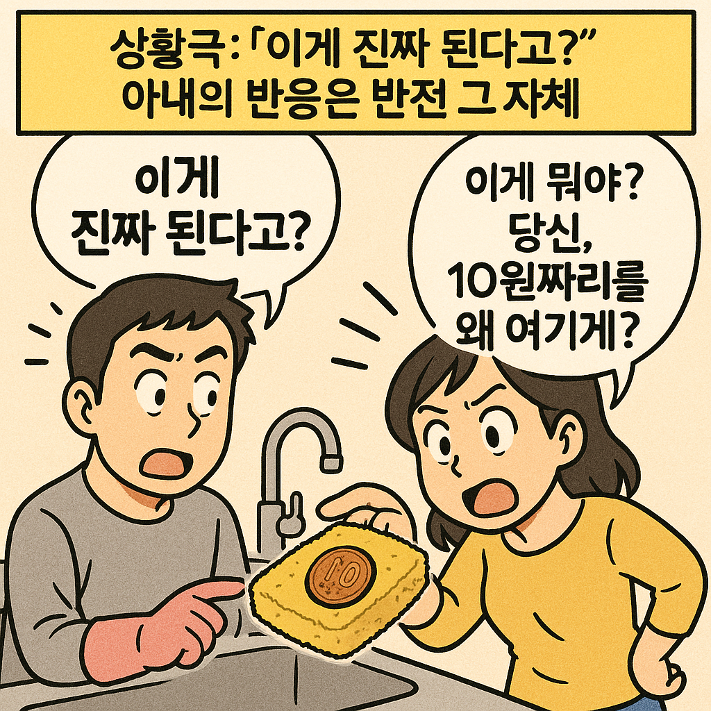 아내의 반응은 반전 그 자체