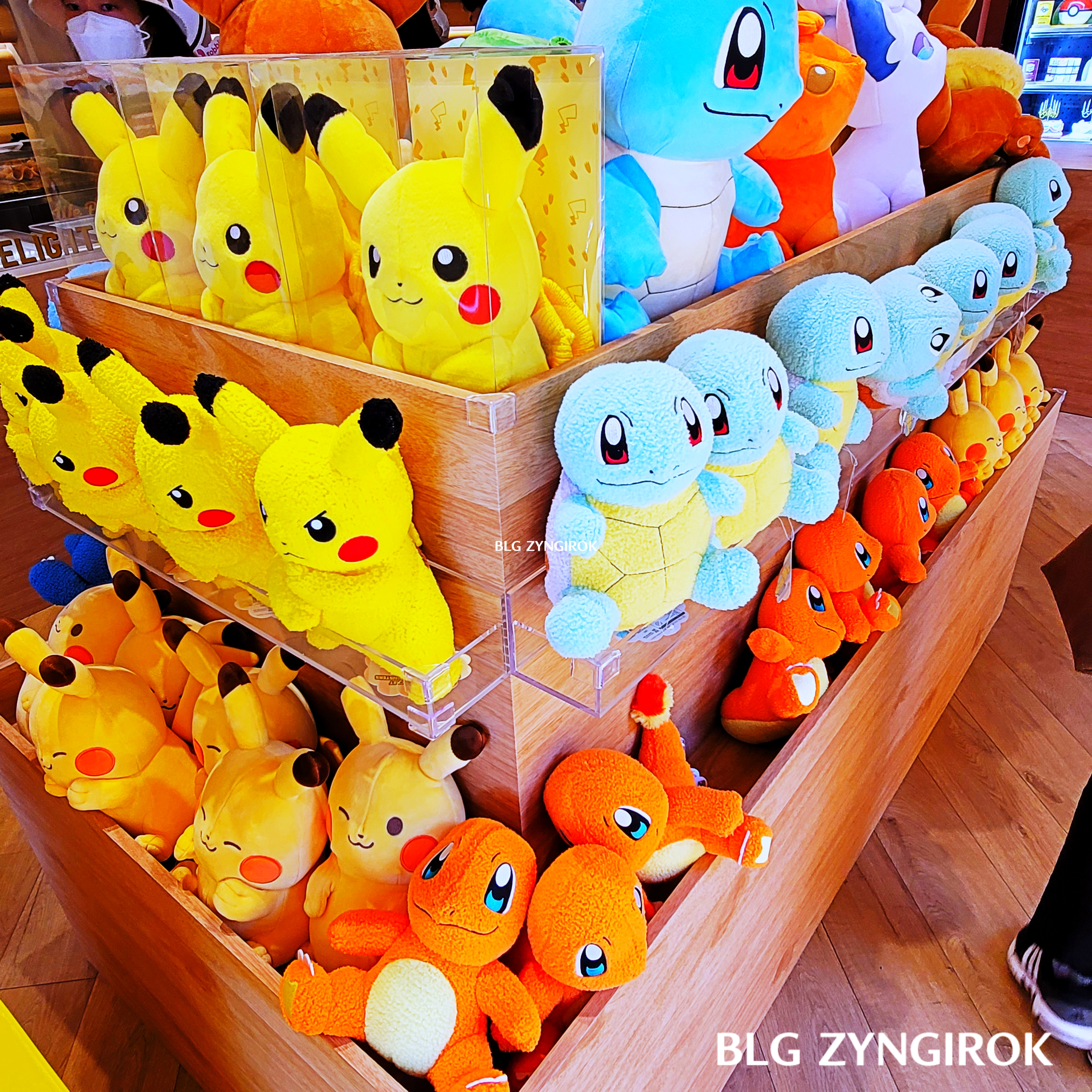 한남-베스킨라빈스-hive-포켓몬스터인형들이-진열되어있다.