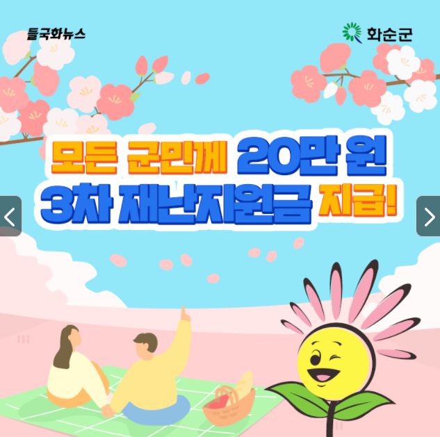 전남 화순군 재난지원금