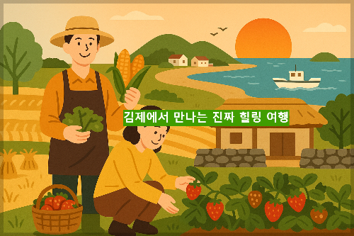 김제에서 만나는 진짜 힐링 여행