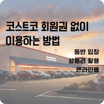 코스트코 회원권 없이 이용하는 방법