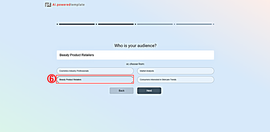 타깃 오디언스 결정│ ai.poweredtemplate