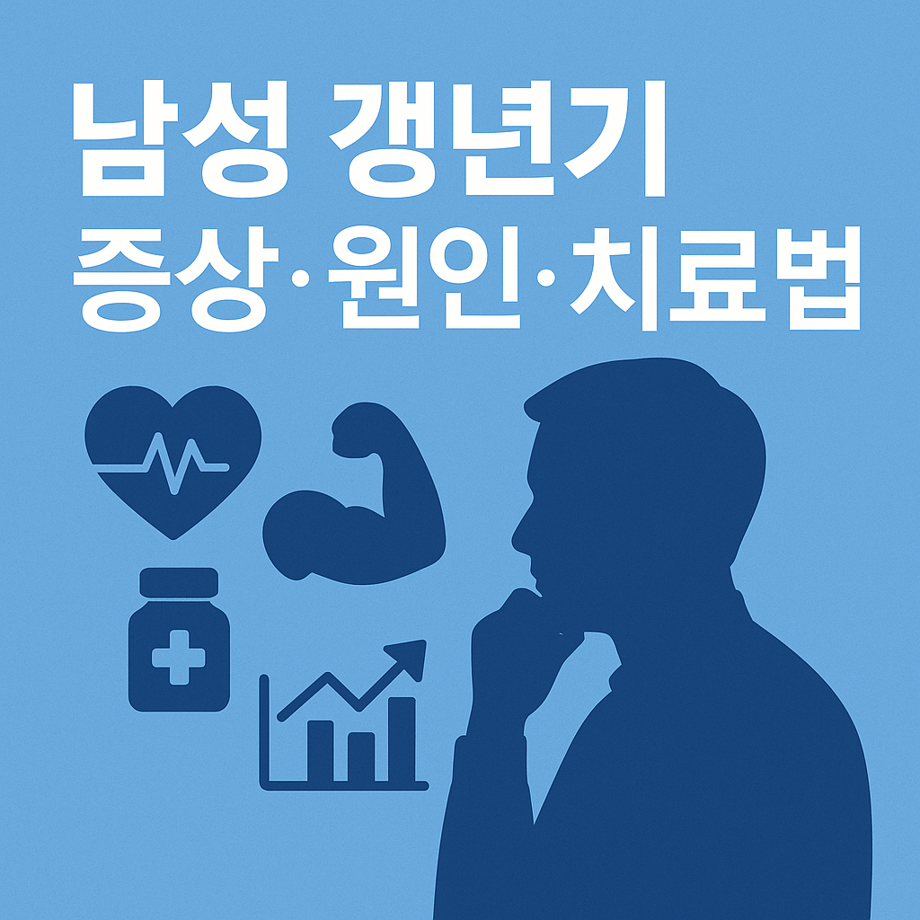 남성 갱년기 증상 원인 치료법