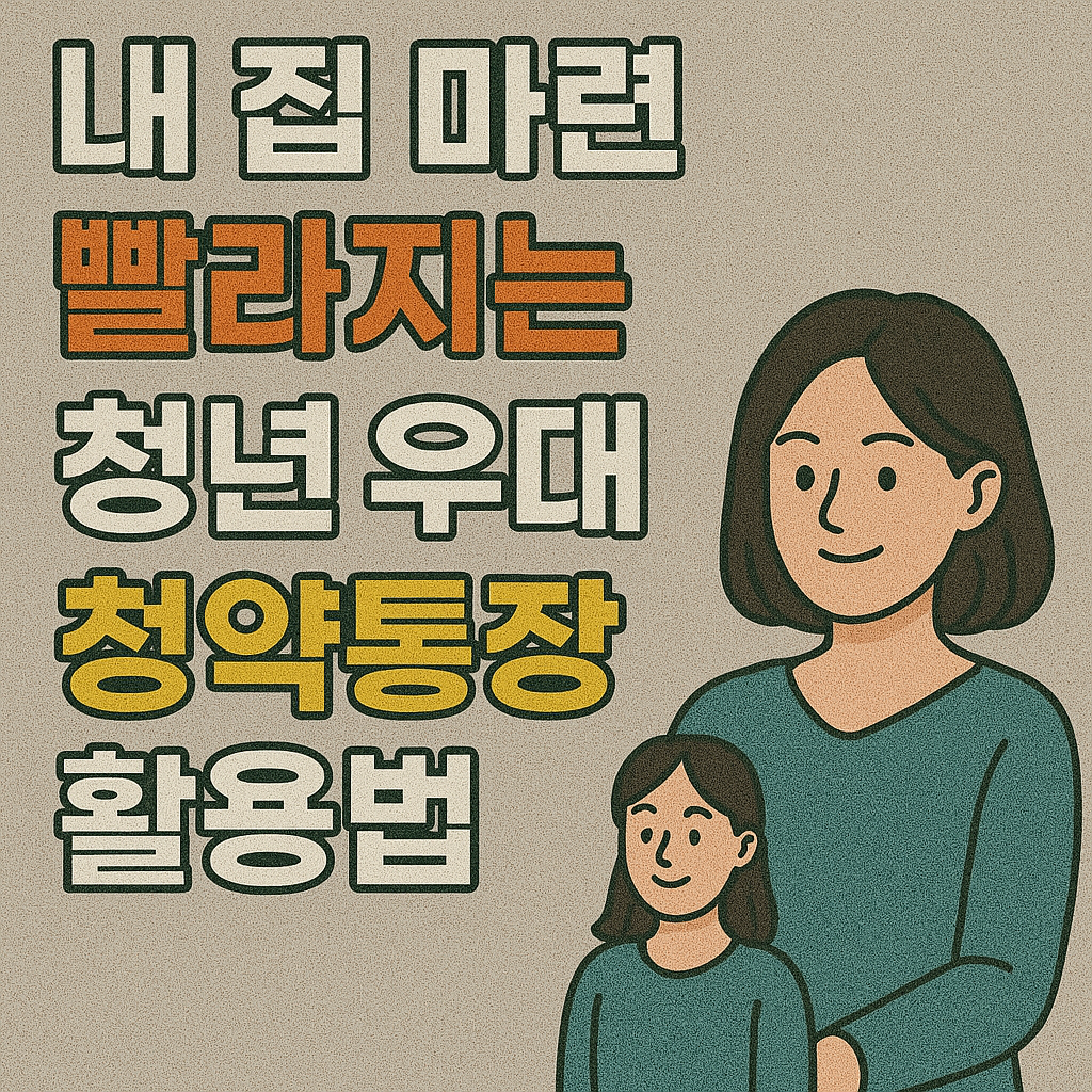 청년 우대형 청약통장 활용법