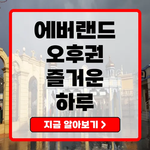 에버랜드 오후권