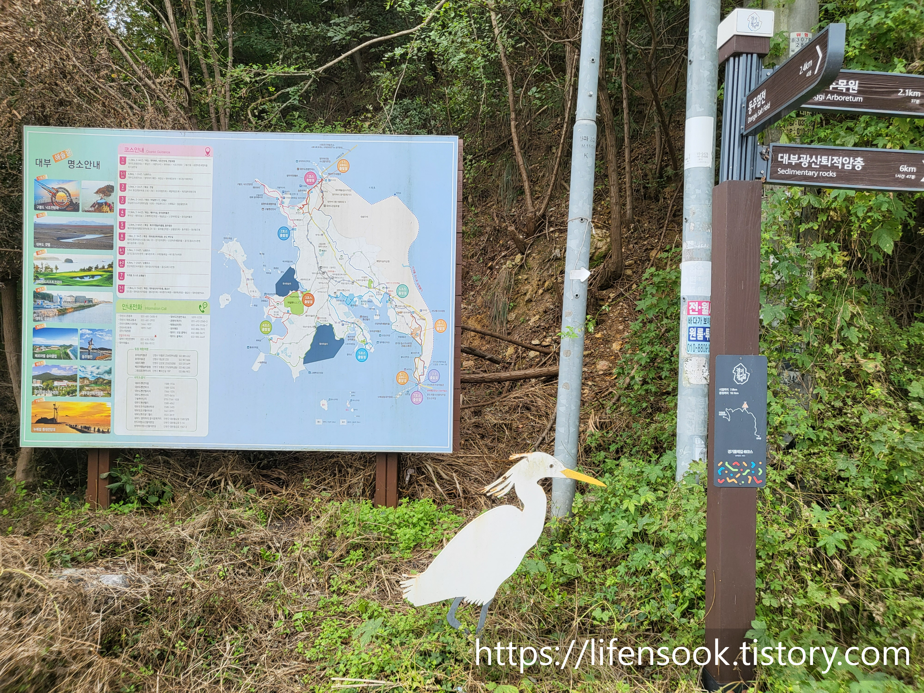 대부해솔길 6코스 노랑부리백로 1