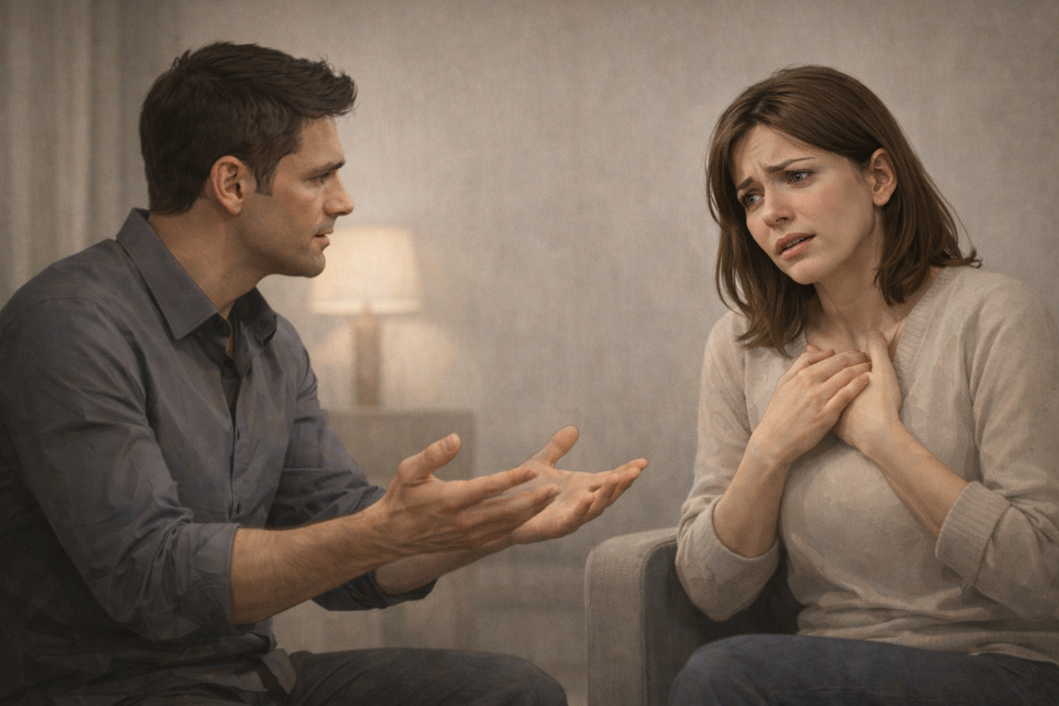 대화 속의 긴장과 감정