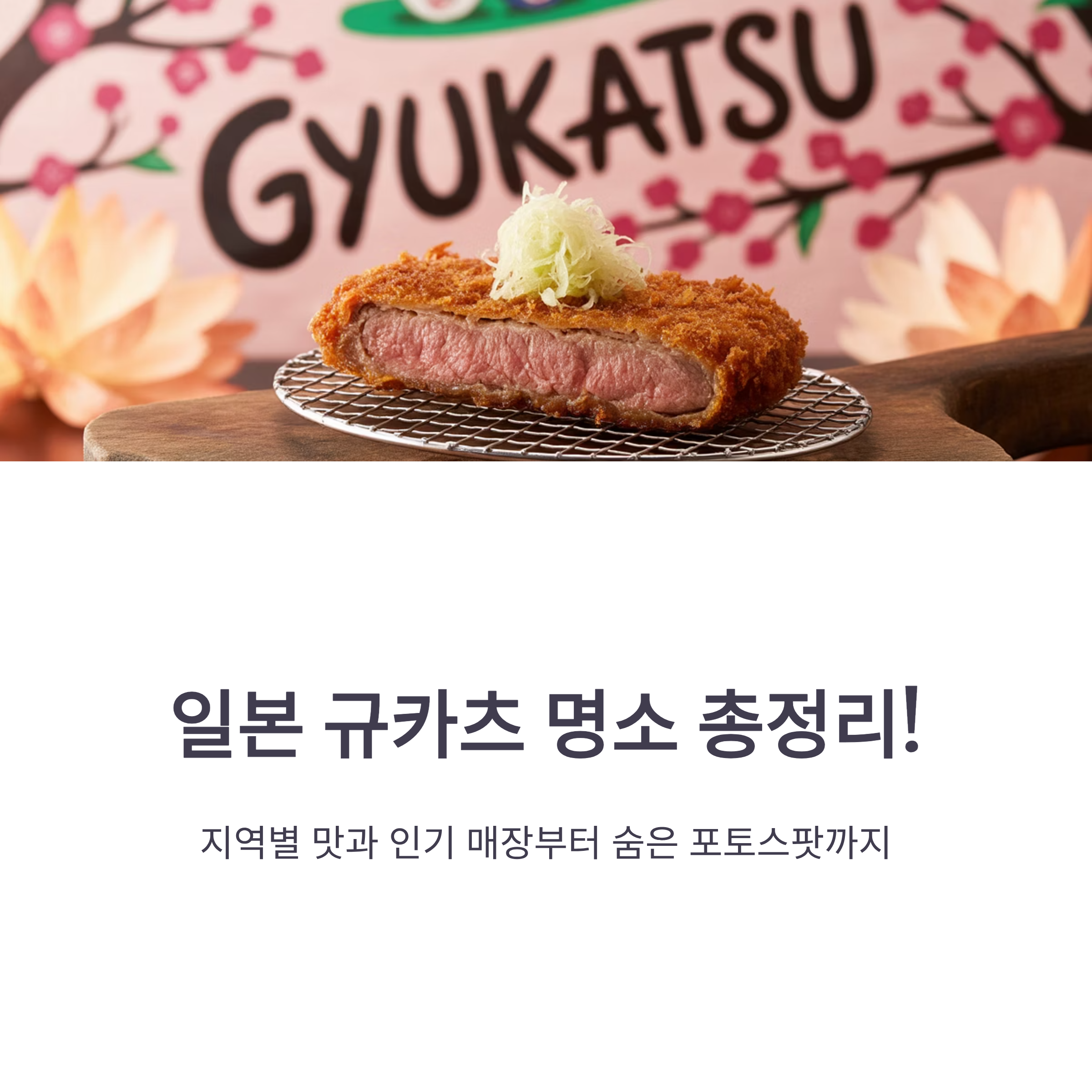 일본 규카츠 명소 총정리! 지역별 맛과 인기 매장부터 숨은 포토스팟까지