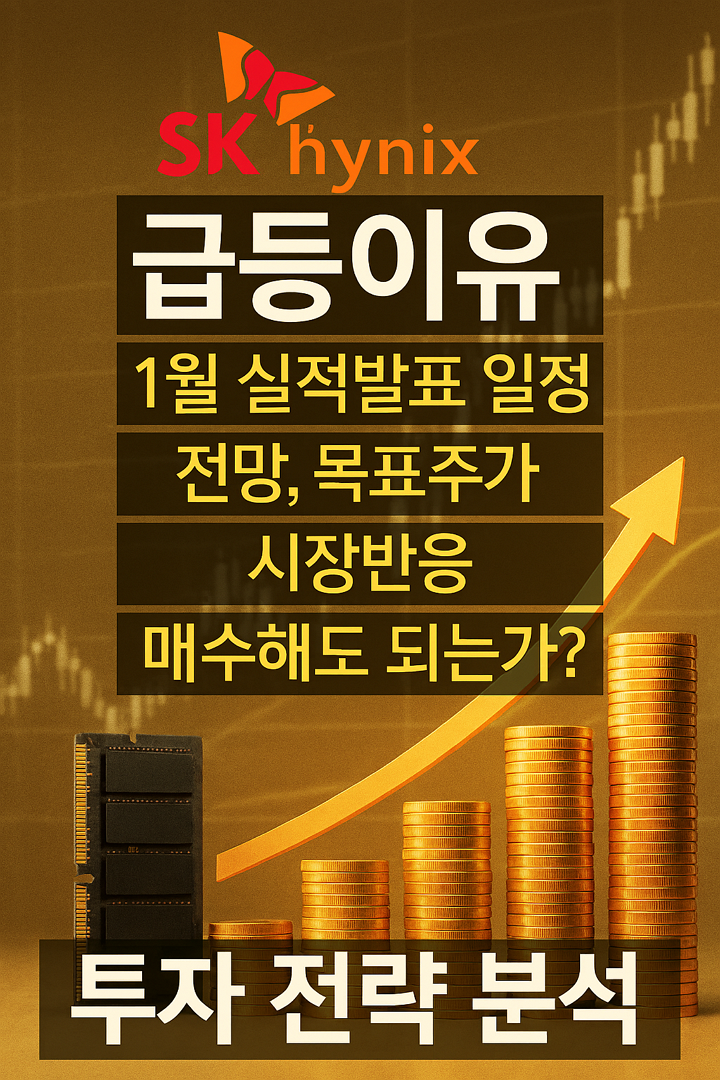 SK하이닉스 급등이유, 1월 실적발표 일정, 전망, 목표주가, 시장반응, 매수해도 되는가? 투자 전략 분석