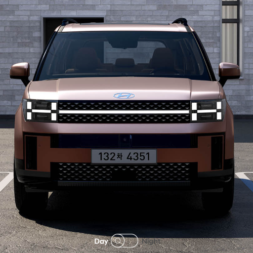 싼타페 하이브리드 전면(낮)