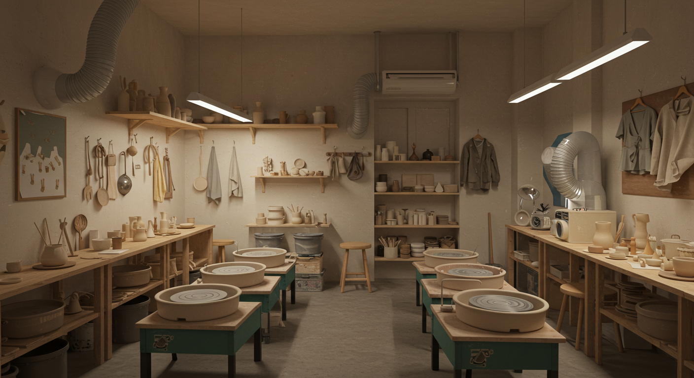 공방 시설 기준과 내부 구성