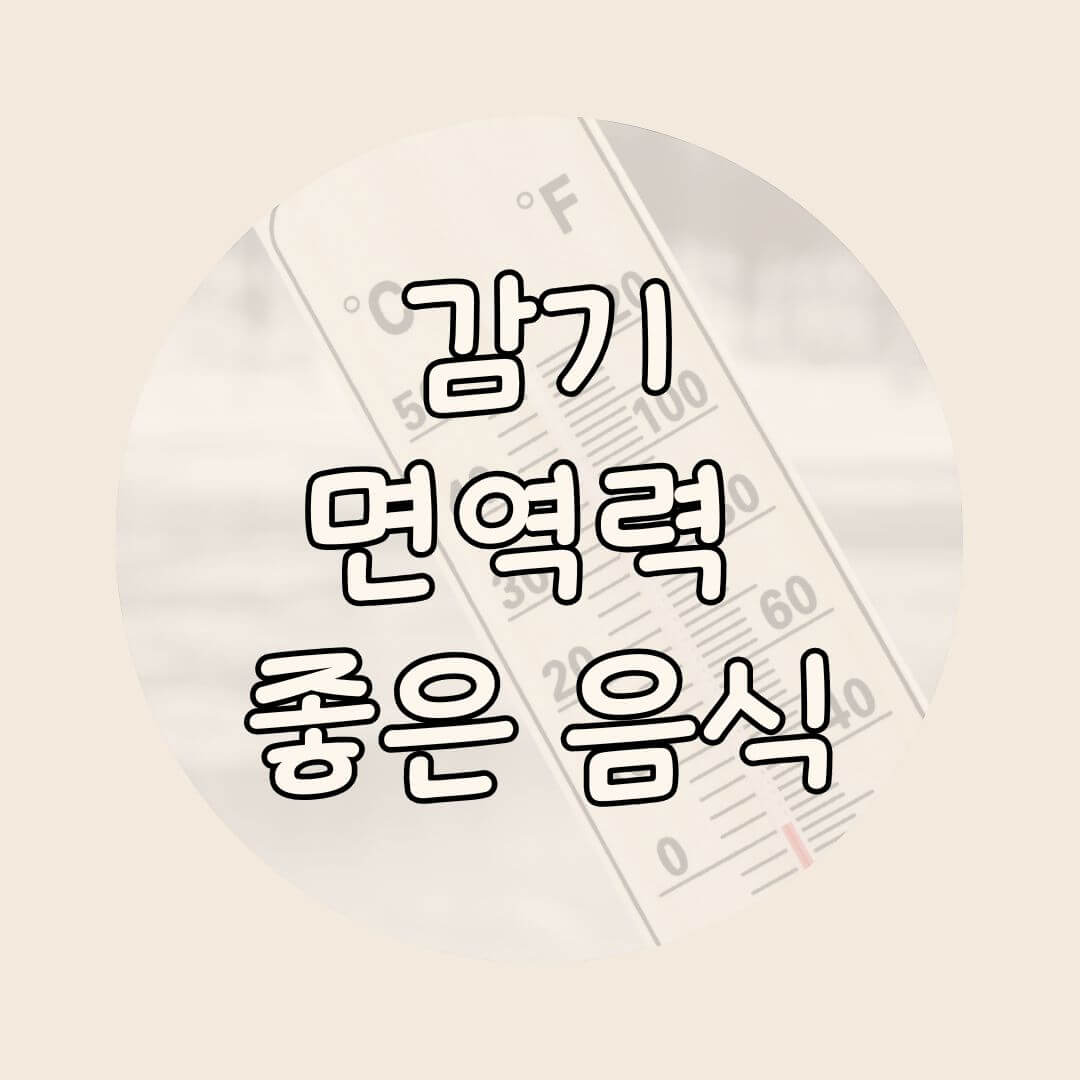 감기 면역력
