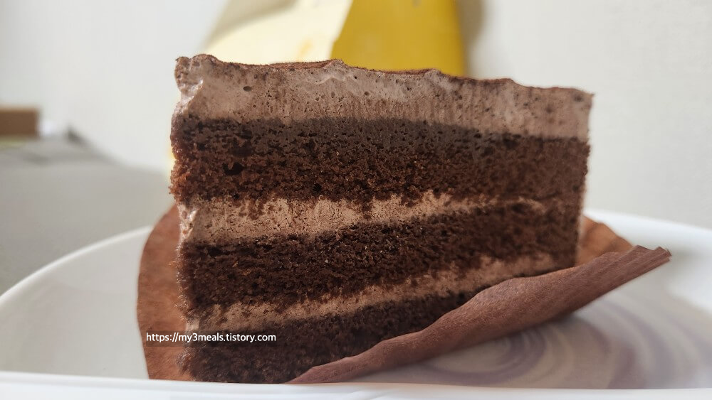 진한 초콜릿 맛