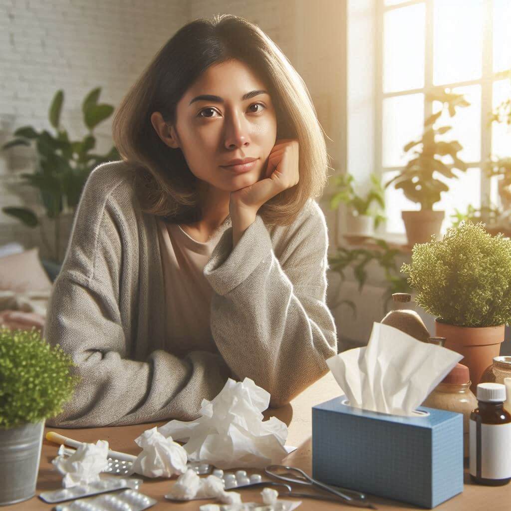 비염으로-힘들어하는-사람-이미지