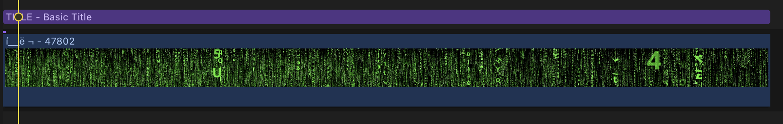 Image Mask 타임라인 배치