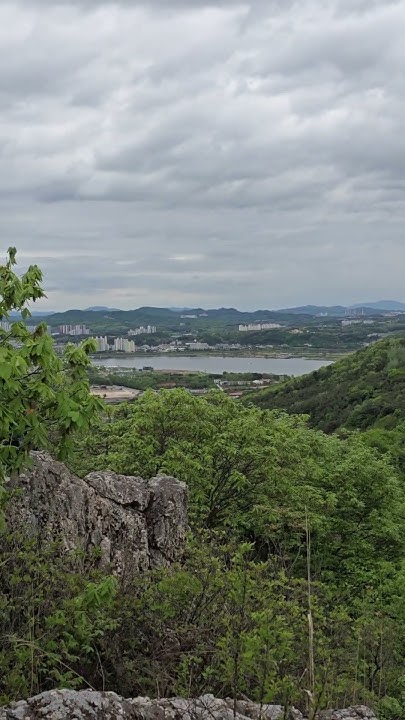 여주싸리산 정상에서 본 여주시