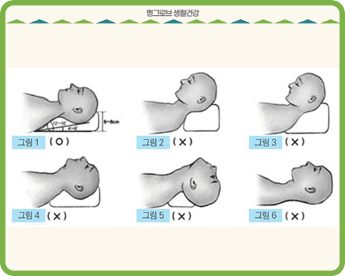 올바른 수면 자세