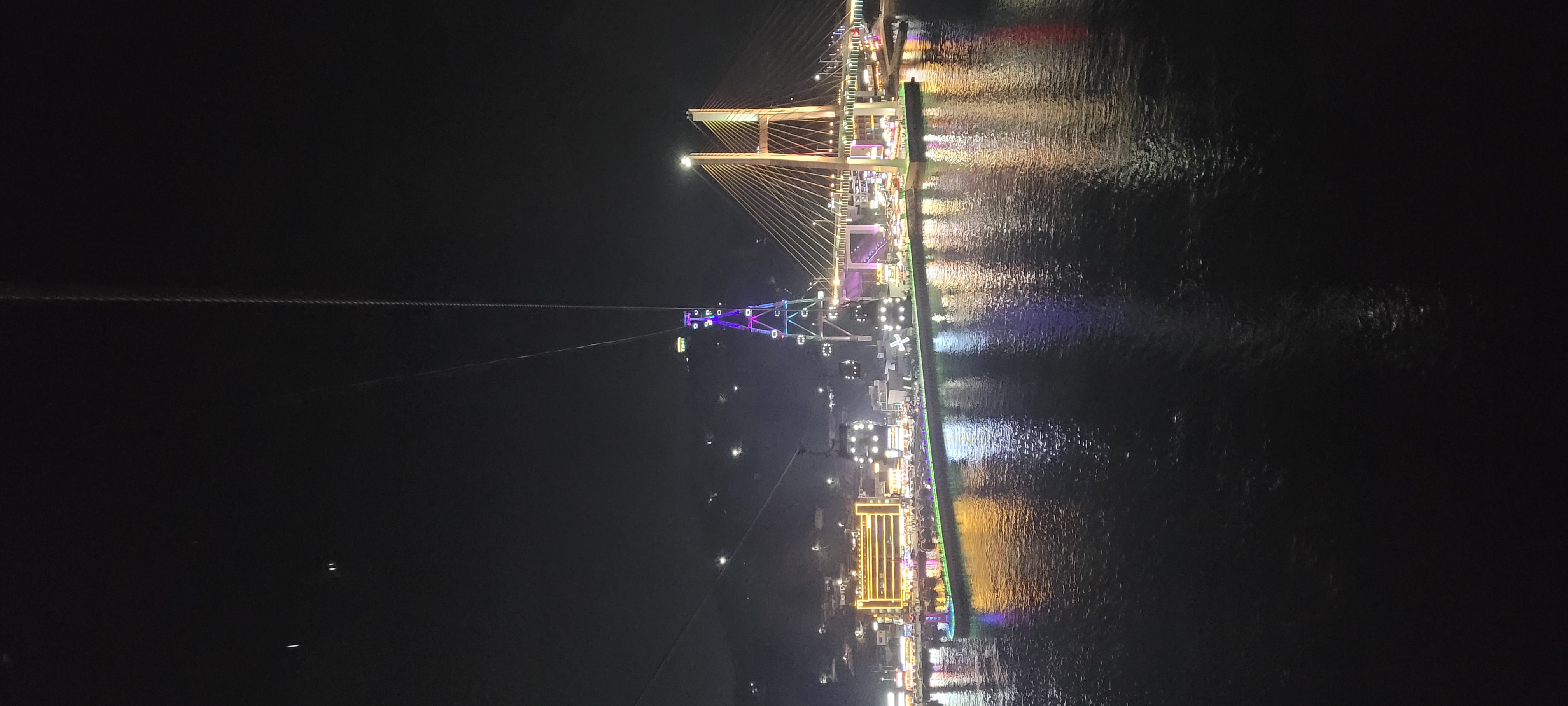 여수 밤바다 야경모습