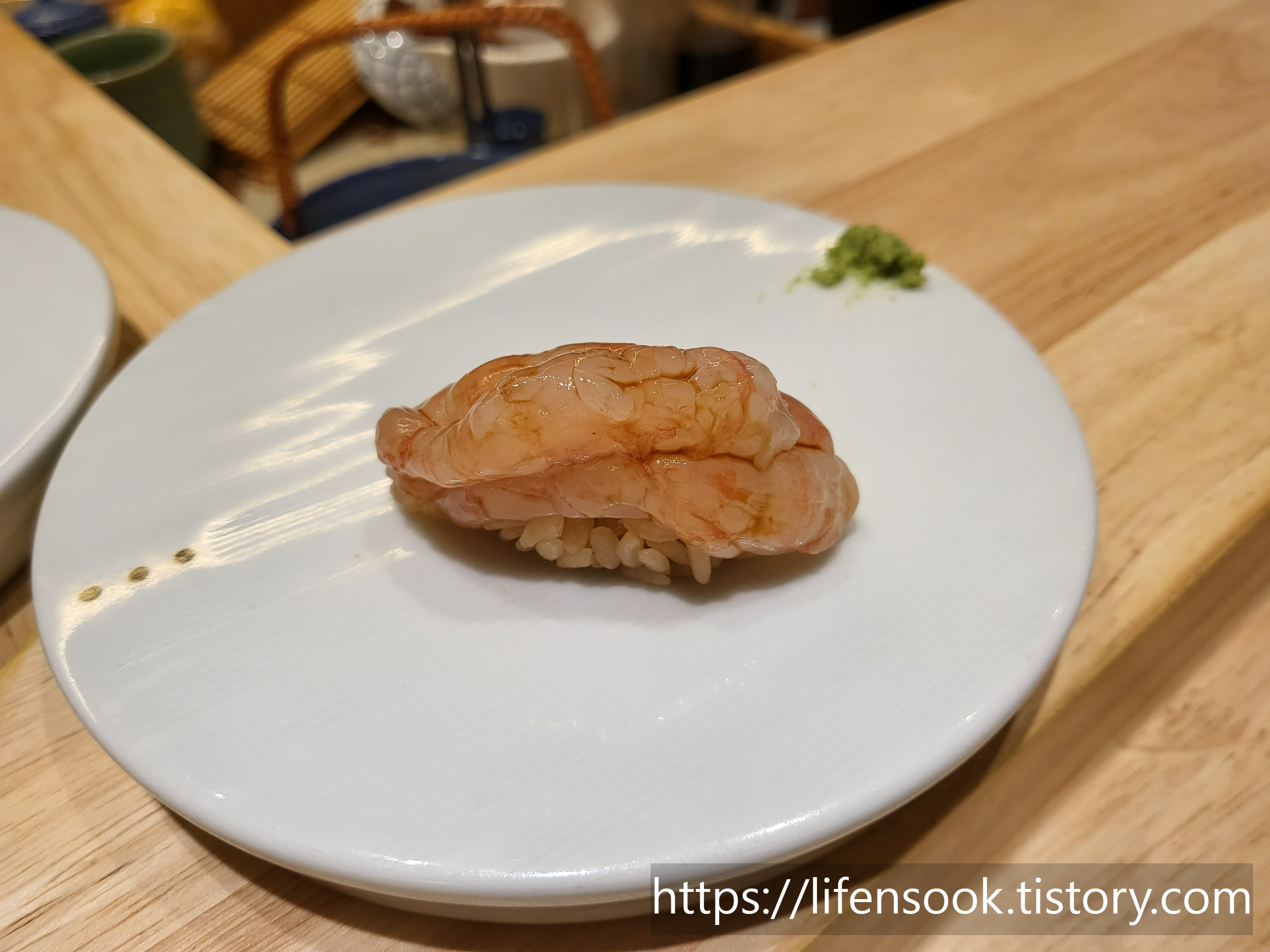 스시유우히 생새우단새우초밥