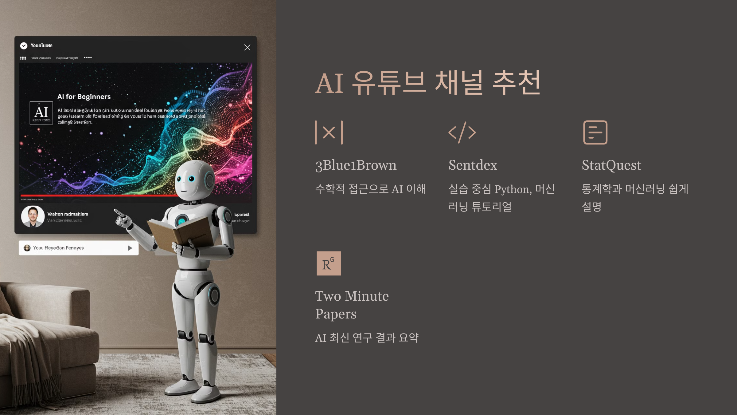 AI 유튜브 채널 추천