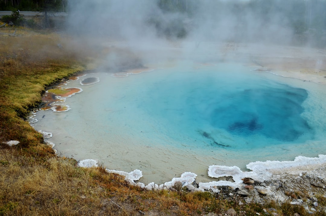 Hot spring.