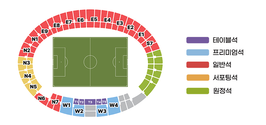 부산아이파크 2025시즌 티켓 가격, 부산구덕운동장 좌석배치도, 할인 및 무료입장 안내