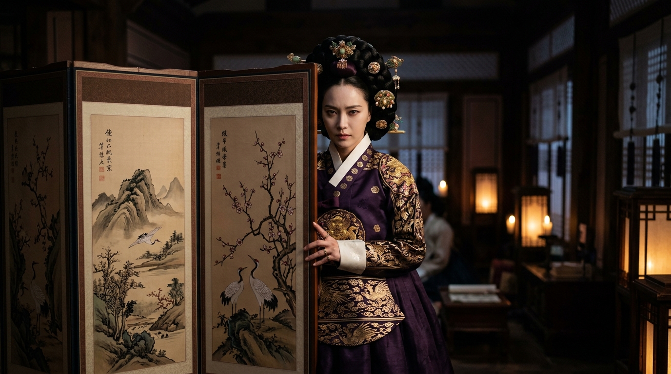 21세기 대군부인 4회에 본격 등판할 빌런 조귀인의 모습