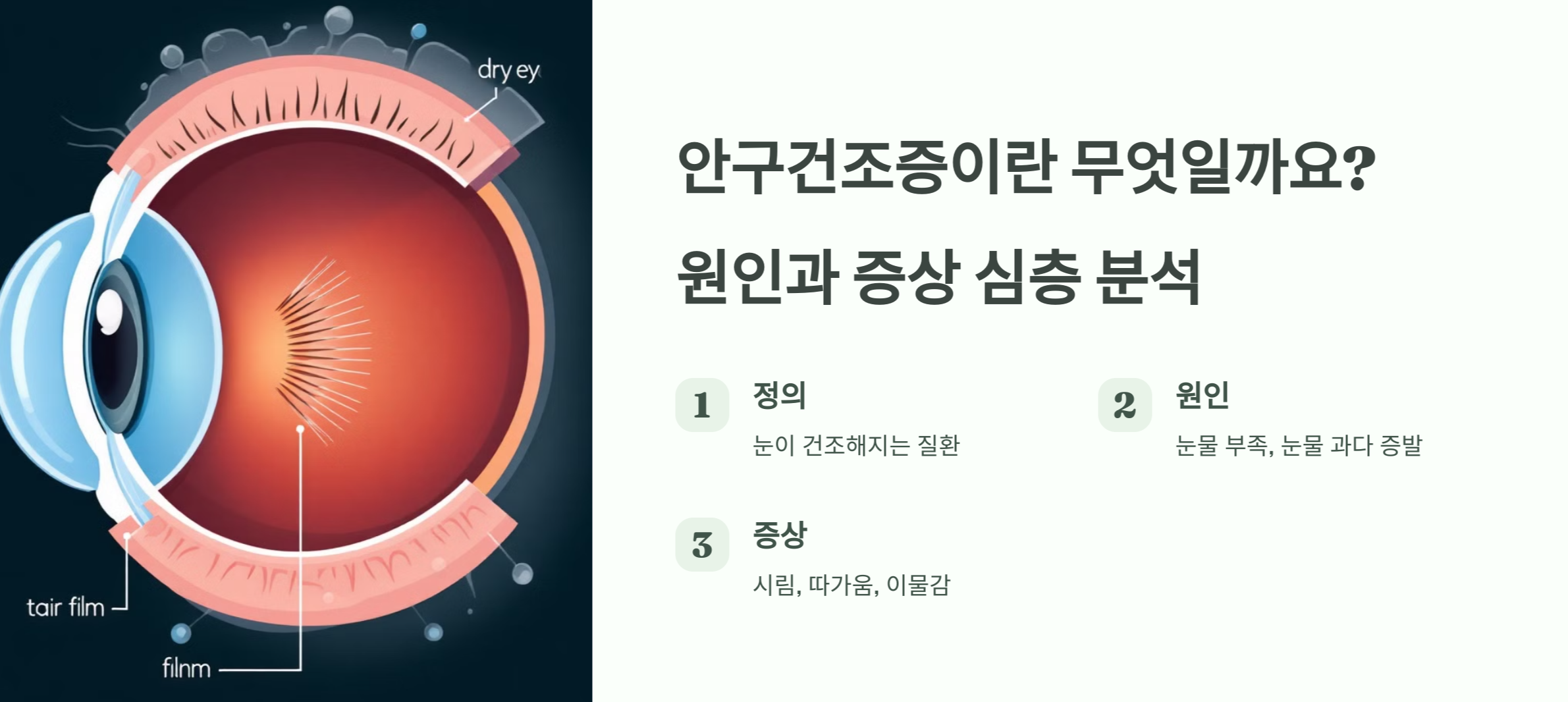 안구건조증에 대한 정의 사진