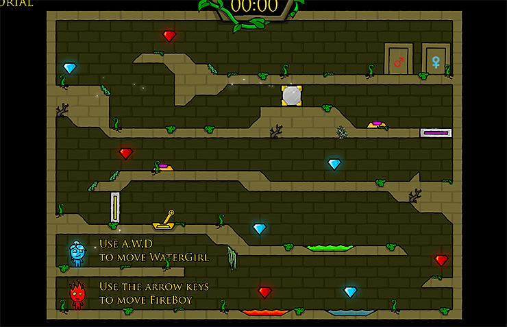 불과물-게임-5탄-플레이-장면-키보드-가이드-보기