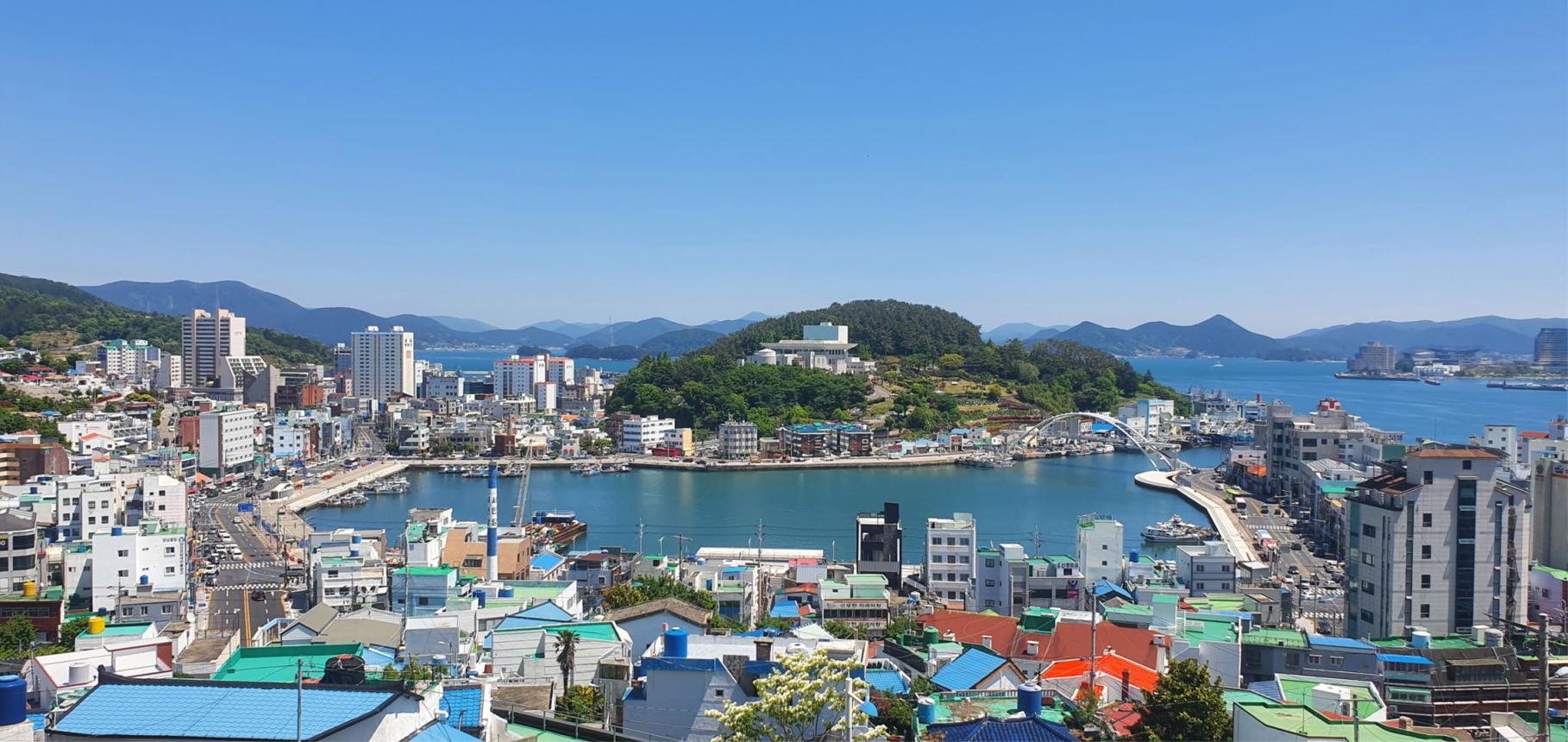 통영 바다 사진