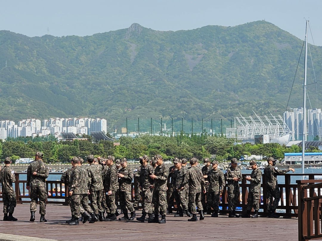 진해루 해변공원 해군