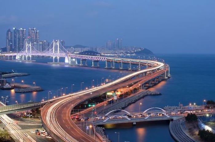 부산 광안대교 야경