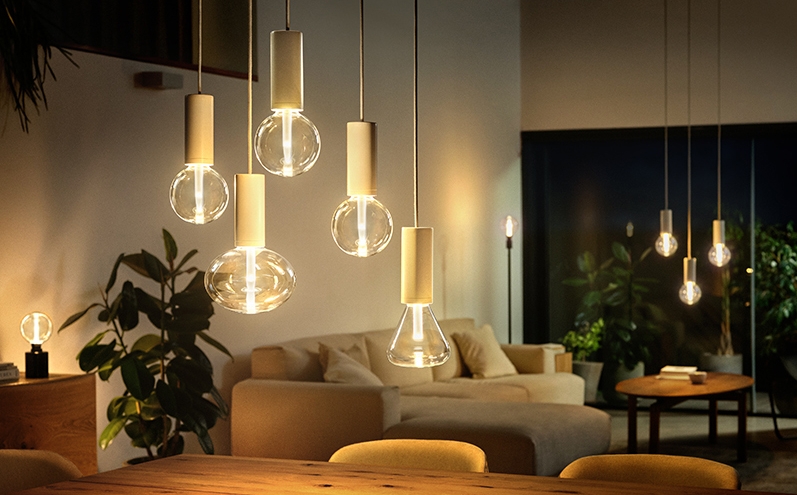 필립스 휴 화이트&amp;컬러 앰비언스 라이트가이드 라지 글로브 E26 스마트 전구 G125 (9290038215) [LCO005)