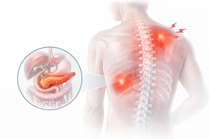등 통증이 의심되는 병