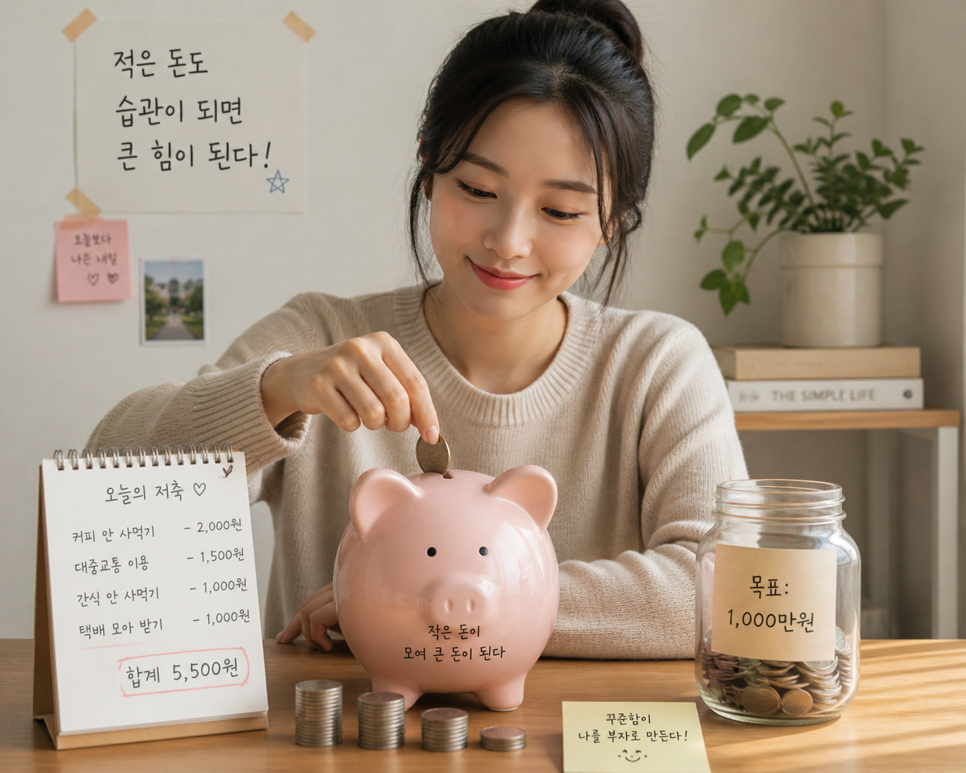 적은 소득으로도 돈 모은 사람들 공통 습관