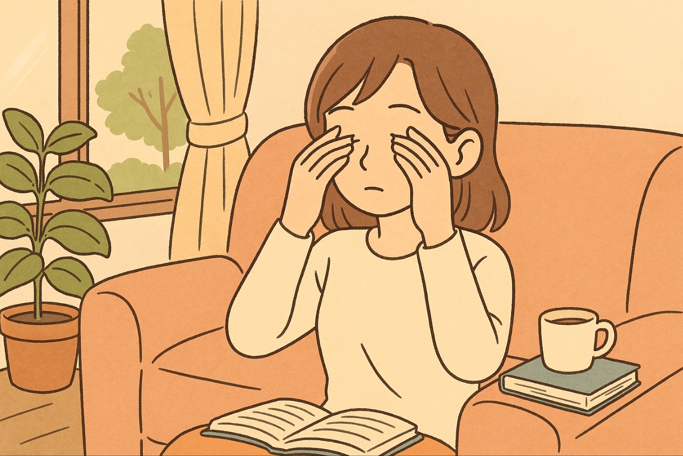 눈이 뻑뻑하고 침침할 때, 셀프 마사지법