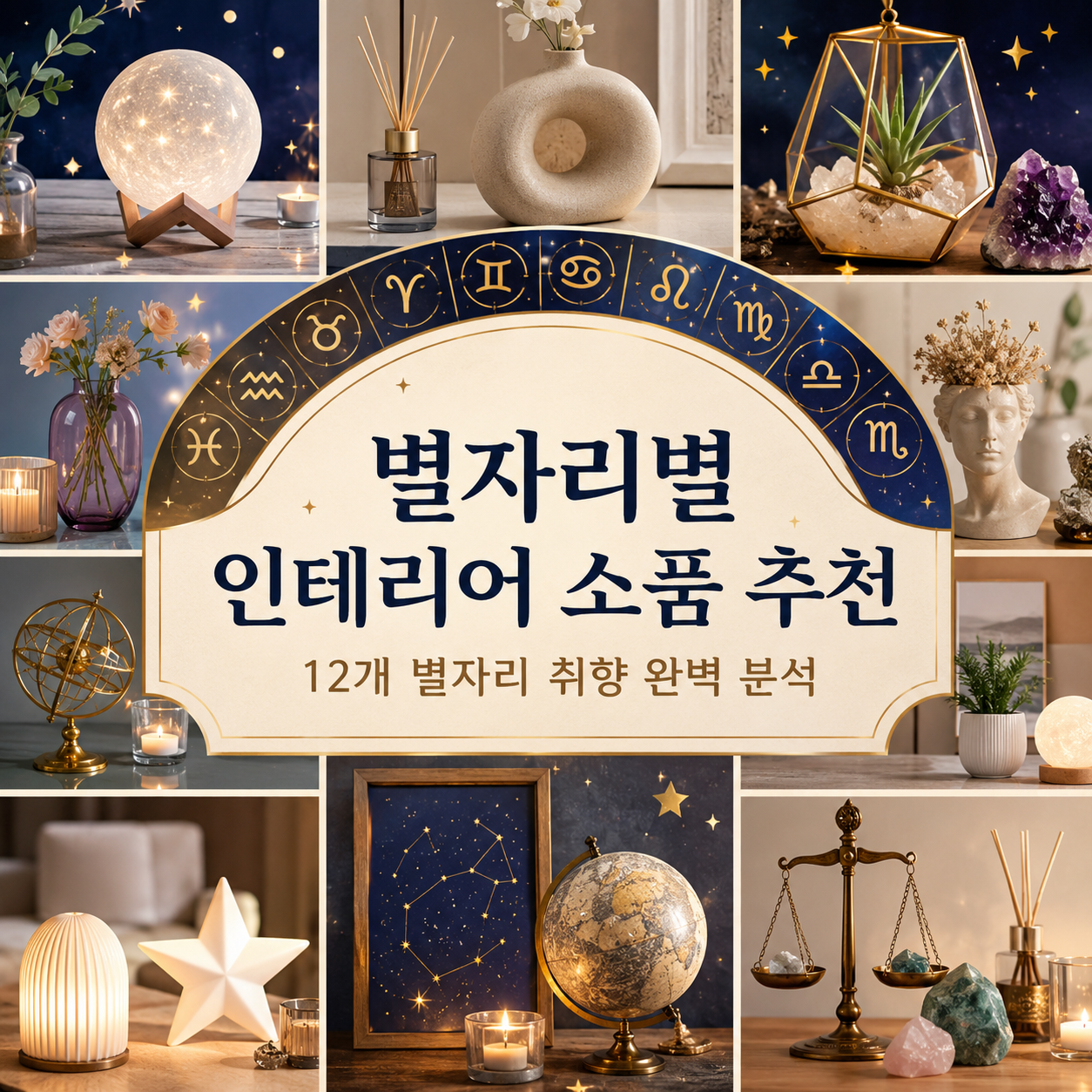 별자리별 인테리어 소품
