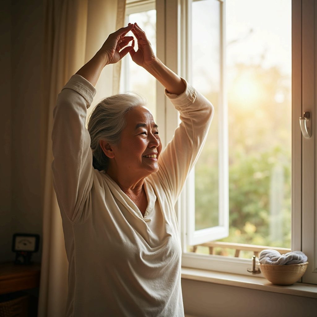 아침과 저녁 스트레칭 루틴 – 시니어를 위한 하루 10분 건강 습관