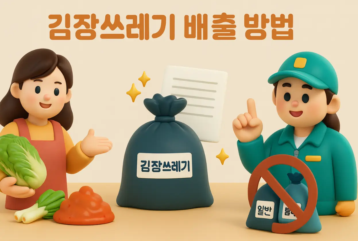 김장쓰레기, 배추쓰레기 어떻게 버려야 할까요?