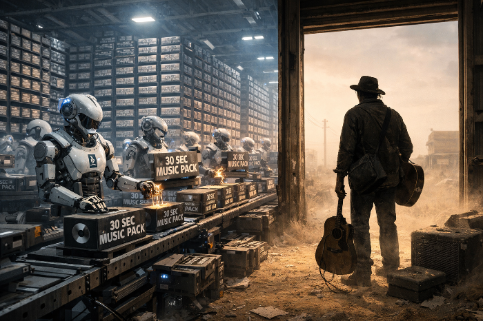 AI 생성 루프 음원의 시장 잠식과 인간 창작자의 입지 위축