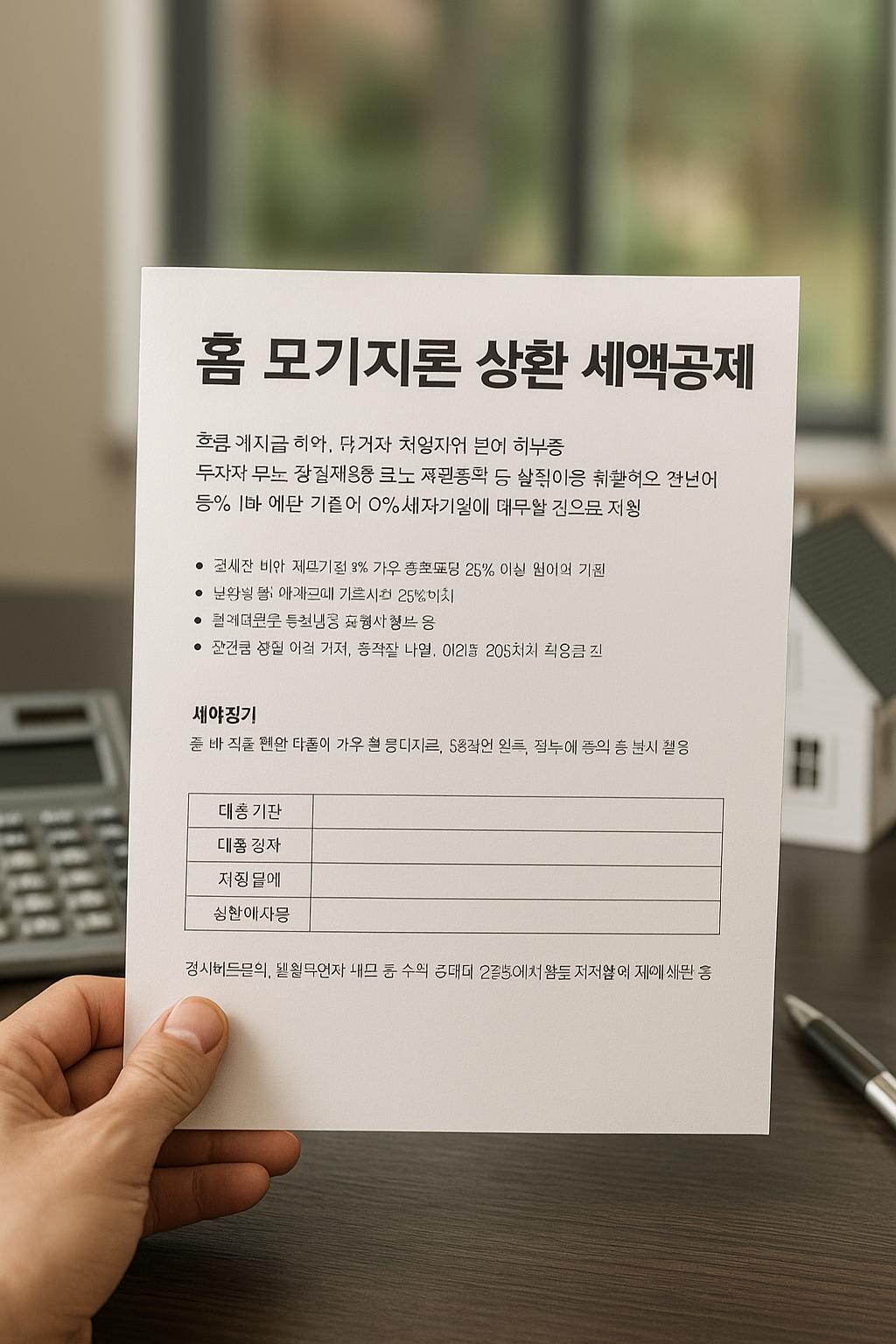 주택담보대출 거치기간 연말정산