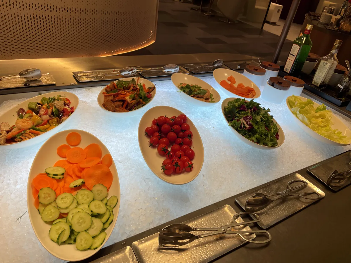 인천공항-대한항공-마일러클럽라운지-샐러드바