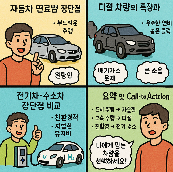 자동차 연료별 장단점