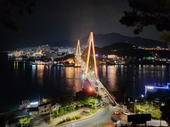 여수 돌산공원 야경