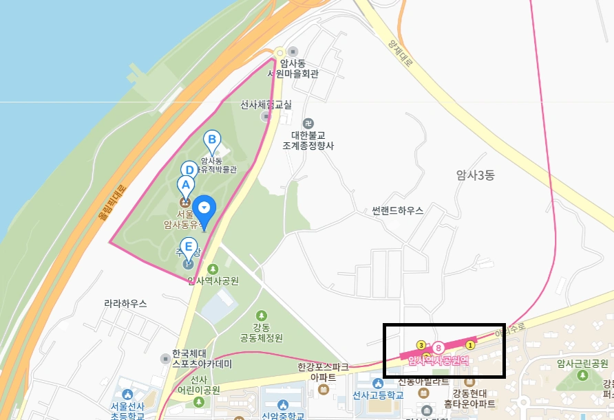 서울 암사동 유적지 유적지