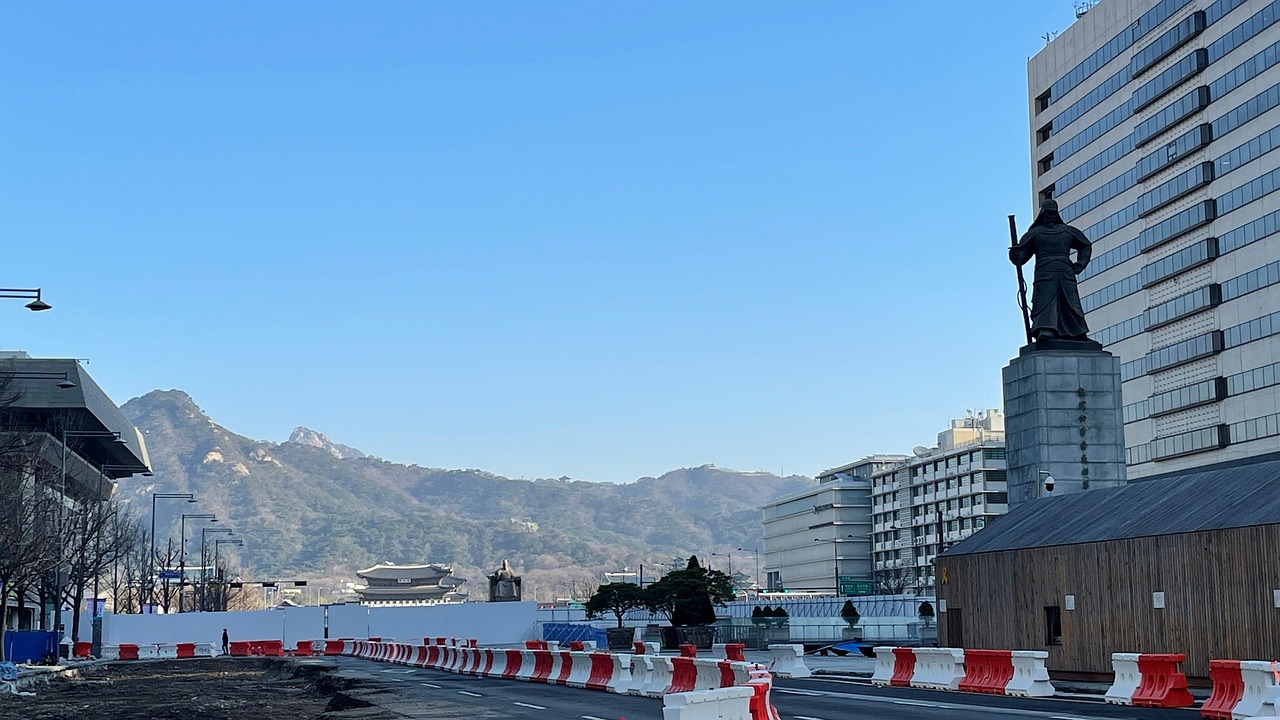 광화문 광장 이순신 동상