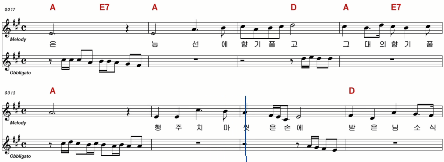 마이진(유춘산) 향기 품은 군사우편 악보