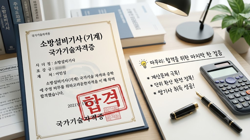 계산 실수 교정 과정을 기록한 이미지
